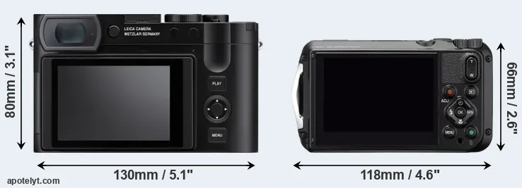 Comparison Q3 or WG-6 rear