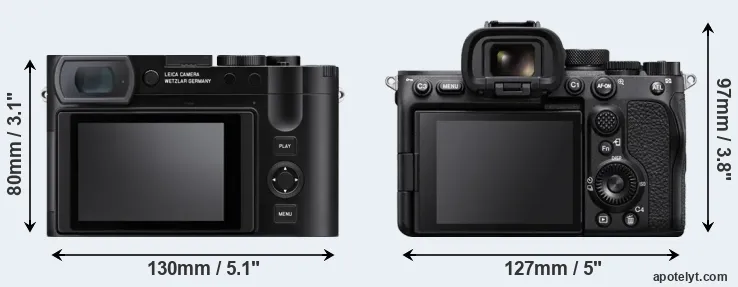 Comparison Q3 or A7S III rear