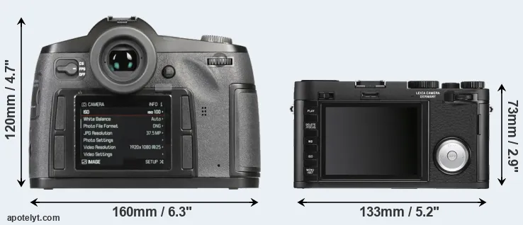 Comparison S-E Typ 006 or X Vario rear
