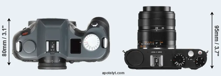 Compare S-E Typ 006 versus X Vario top