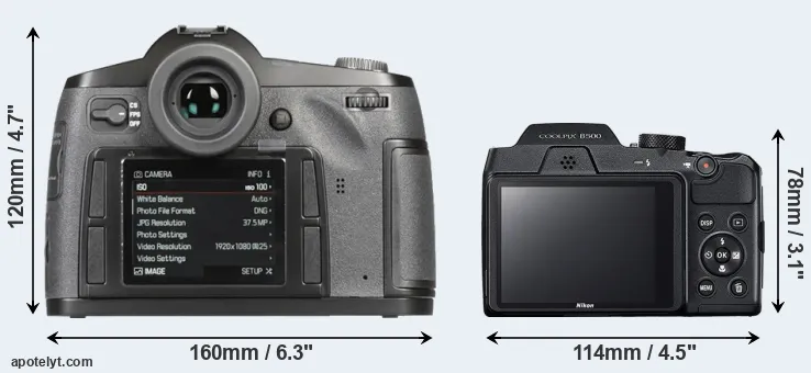 Comparison S-E Typ 006 or B500 rear