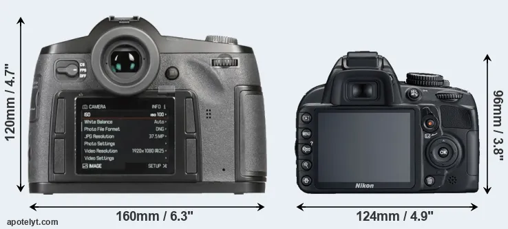Comparison S-E Typ 006 or D3100 rear