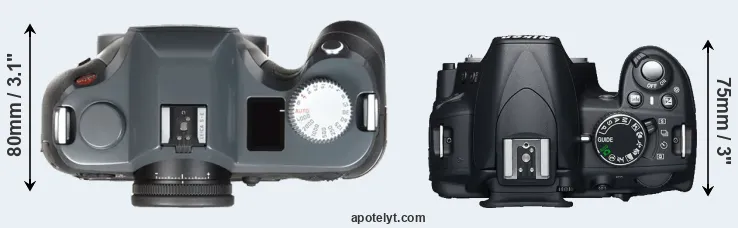 Compare S-E Typ 006 versus D3100 top