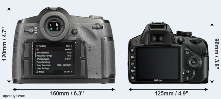 Comparison S-E Typ 006 or D3200 rear