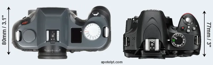 Compare S-E Typ 006 versus D3200 top