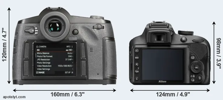 Comparison S-E Typ 006 or D3400 rear