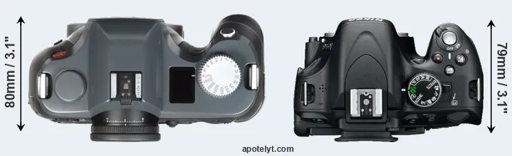 Compare S-E Typ 006 versus D5100 top