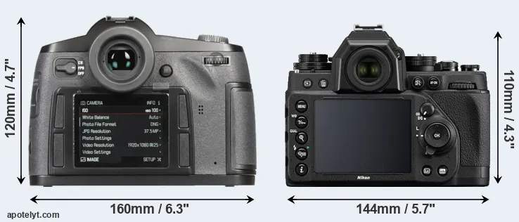 Comparison S-E Typ 006 or Df rear