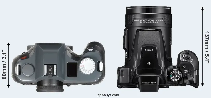 Compare S-E Typ 006 versus P900 top