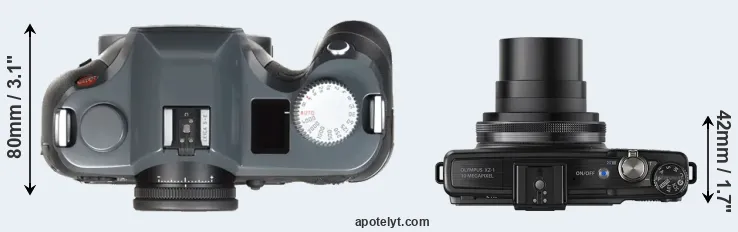 Compare S-E Typ 006 versus XZ-1 top