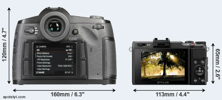 Comparison S-E Typ 006 or XZ-2 rear