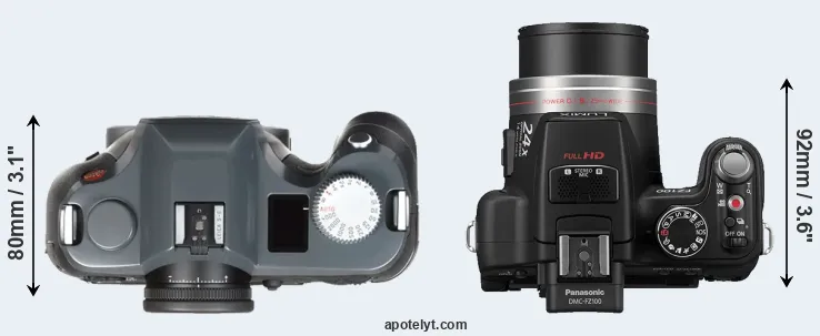 Compare S-E Typ 006 versus FZ100 top