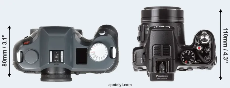 Compare S-E Typ 006 versus FZ200 top