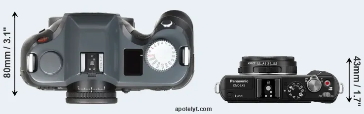 Compare S-E Typ 006 versus LX5 top