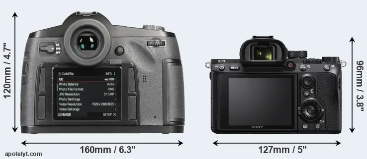 Comparison S-E Typ 006 or A7 III rear