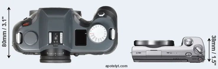 Compare S-E Typ 006 versus NEX-5 top