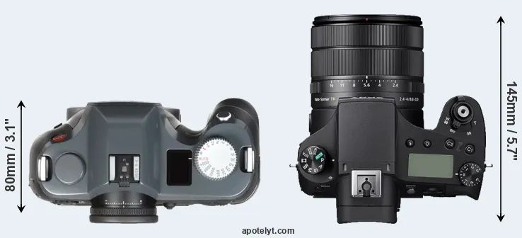 Compare S-E Typ 006 versus RX10 IV top