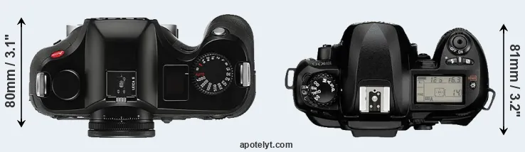 Compare S Typ 006 versus D100 top