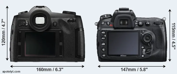 Comparison S Typ 006 or D300S rear