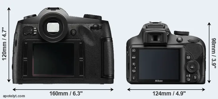 Comparison S Typ 006 or D3400 rear