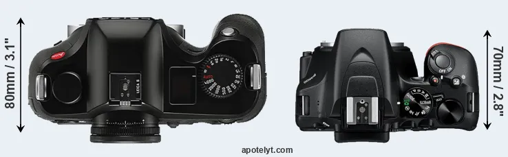Compare S Typ 006 versus D3500 top