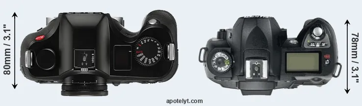 Compare S Typ 006 versus D70 top