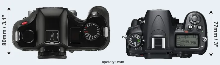 Compare S Typ 006 versus D7000 top