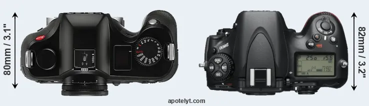 Compare S Typ 006 versus D800 top