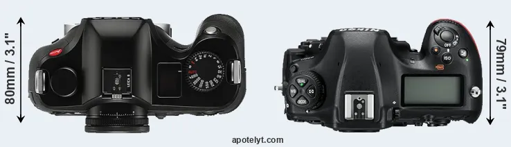 Compare S Typ 006 versus D850 top