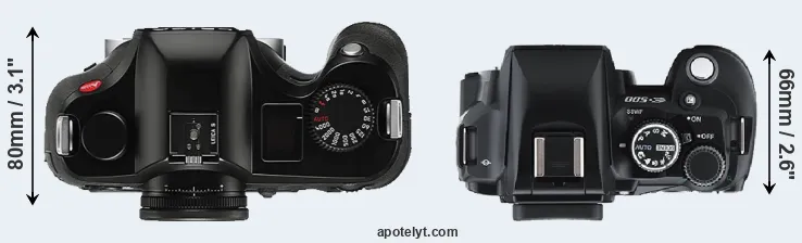 Compare S Typ 006 versus E-500 top