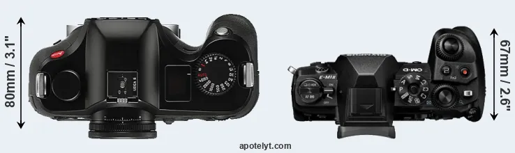 Compare S Typ 006 versus E-M1 II top