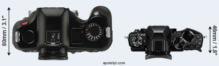 Compare S Typ 006 versus E-M10 top
