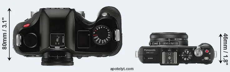 Compare S Typ 006 versus LX7 top
