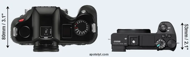 Compare S Typ 006 versus A6500 top