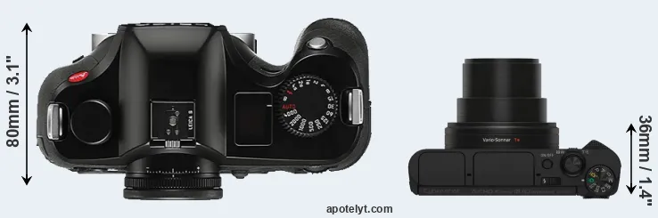 Compare S Typ 006 versus HX80 top