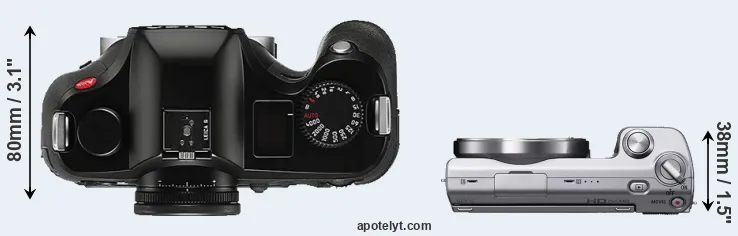 Compare S Typ 006 versus NEX-5 top