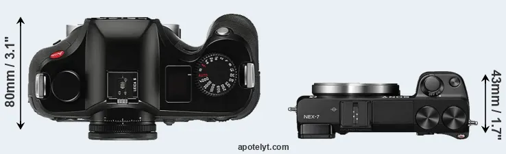 Compare S Typ 006 versus NEX-7 top