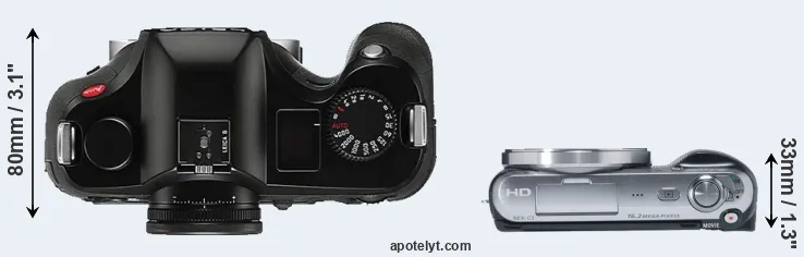 Compare S Typ 006 versus NEX-C3 top