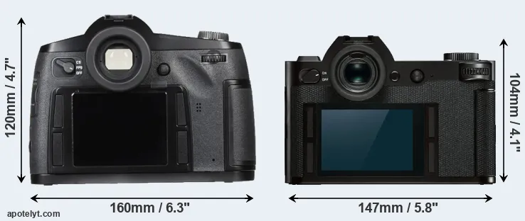 Comparison S Typ 007 or Leica SL rear