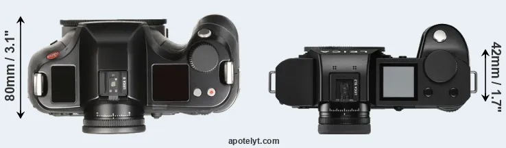 Compare S Typ 007 versus Leica SL2 top