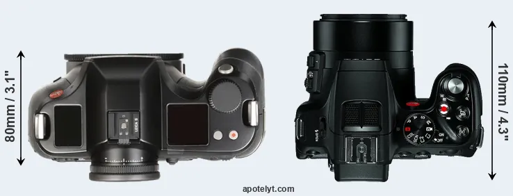 Compare S Typ 007 versus V-LUX 4 top