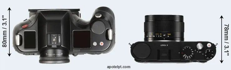 Compare S Typ 007 versus X Typ 113 top
