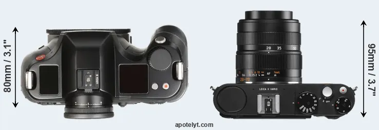 Compare S Typ 007 versus X Vario top