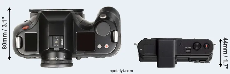 Compare S Typ 007 versus V1 top