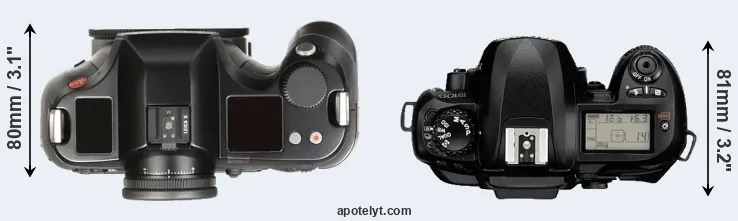 Compare S Typ 007 versus D100 top