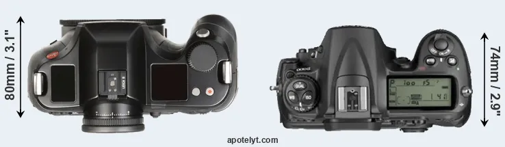 Compare S Typ 007 versus D300 top
