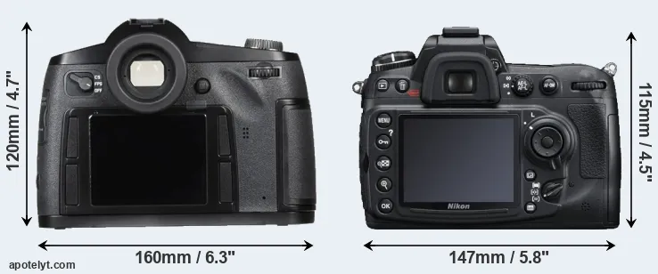Comparison S Typ 007 or D300S rear