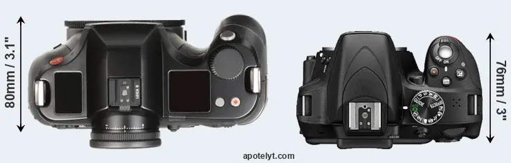 Compare S Typ 007 versus D3300 top