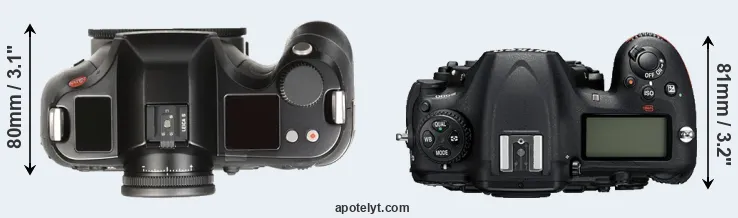 Compare S Typ 007 versus D500 top