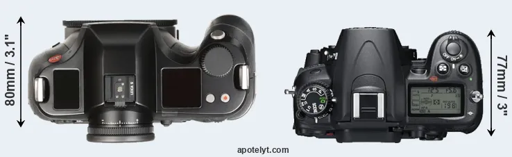Compare S Typ 007 versus D7000 top